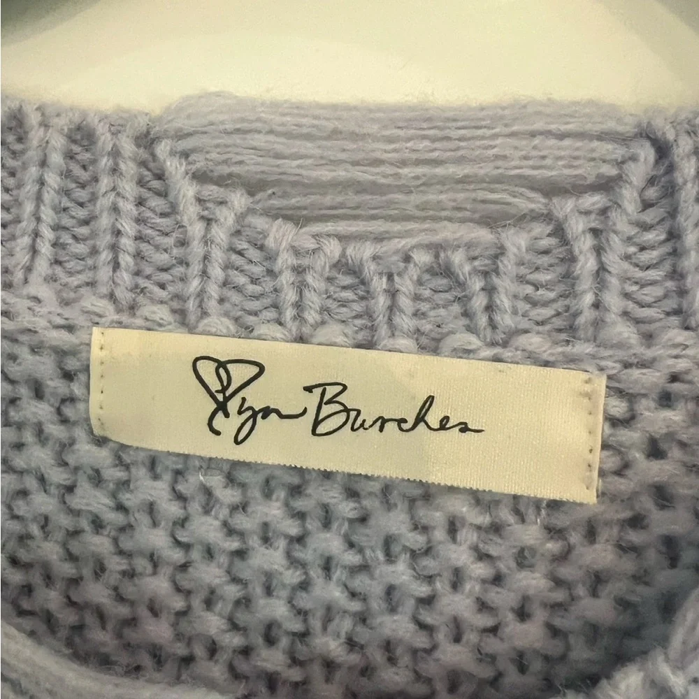 Distressed Cable Sweater - Picture 3 of 3